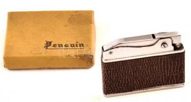 Penguin öngyújtó, eredeti dobozában