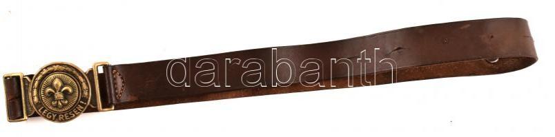 Légy résen. Bőr, réz, cserkész őv / Scout belt