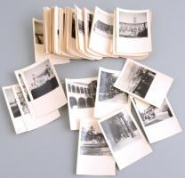 cca 1936-37 Olaszországi utazás felvételei (Róma, Bologna, Nápoly, Ostia, San Remo, Firenze, Frascati stb.) össz.kb. 90 db vintage fotó, 9x6 cm/ Photos of trip to Italy (Rome, Bologna, Naples, Firenze, Frascati etc.), ca .90 vintage photos, 9x6 cm