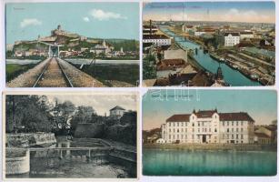 12 db RÉGI történelmi magyar város képeslap / 12 pre-1945 town-view postcards from the Kingdom of Hungary