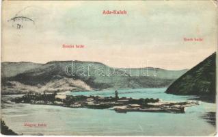 1908 Ada Kaleh, Román-magyar-szerb határ. Ali Mehmed 550. / Romanian-Hungarian-Serbian border (EK)