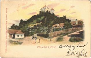 1902 Zólyomlipcse, Slovenská Lupca; vár. Ivánszky Elek kiadása / castle (EM)