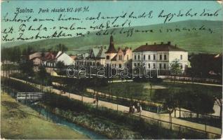 1912 Zsolna, Zilina; park / park