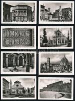 cca 1936-37 4 db kis turisztikai fotógyűjtemény olaszországi városokról. Nápoly, Velence, San Remo (leporelló), Firenze, mind kiadói paíprtokban, hátoldalán ceruzával datált / Photo collections of italain cities: Naples, Venice, Firenze, San Remo