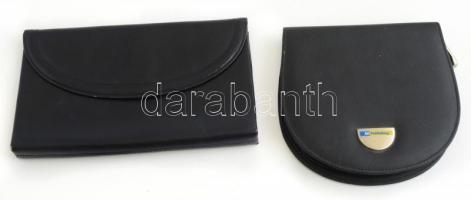 Fekete kistáska, 22x13 cm + CD tartó, 16,5x15,5 cm