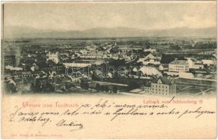 1899 (Vorläufer) Ljubljana, Laibach; vom Schlossberg II