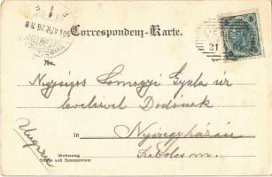 1904 Funicolare della Mendola, Mendelbahn (Südtirol); Mittlerer Teil (Ausweiche) / funicular railway...