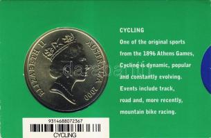 Ausztrália 2000. 5$ "Kerékpár" díszkiadásban, tanúsítvánnyal T:BU