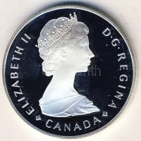 Kanada 1985. 1$ Ag "Nemzeti park" T:PP Eredeti díszdobozban, tanúsítvánnyal!