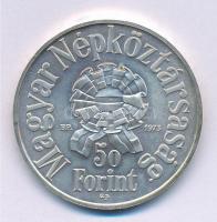 1973. 50Ft Ag "Petőfi" T:BU kis patina 
Adamo EM41