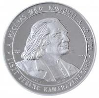 Lebó Ferenc (1960-) 2003. "MKB - Liszt Ferenc Kamarazenekar" Ag emlékérem dísztokban (31,52g/0.999/42mm) T:PP