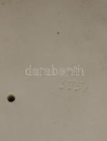 Herendi porcelán fehér mázas és biszkvit Beethoven büszt, jelzett, hibátlan, m: 21 cm