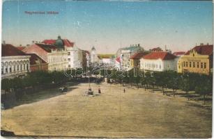 1921 Nagykanizsa, látkép, tér