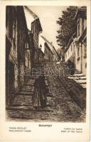 Budapest I. Tabáni részlet. Rigler r.-t. 520. sz.
