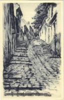 Budapest I. Tabán. Rigler R.J.E. 566. s: Helbing (Rb)