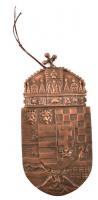 Magyar középcímer a társult országok címereivel brozirozott fém. Falra akasztható 24x12 cm