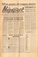1968 Népsport 1968. okt. 23., XXIV. évf. 214. sz., 6 p. Benne a kor, a XIX. nyári mexikói olimpia híreivel, közte a Magyarország-Japán (5:0) labdarúgó mérkőzés hírével a címlapon.