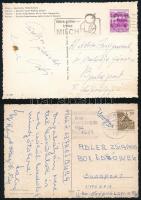 14 db képeslap Adler Zsigmond (1901-1982) ökölvívó, szövetségi kapitány részére