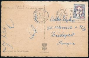 Adler Zsigmond (1901-1982) és Papp László (1926-2003) ökölvívók által aláírt képeslap