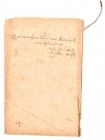 1824 Komárom vármegye által kiadott latin nyelvű okirat, Ghyczy, Hőgyészy, Miskey, stb.