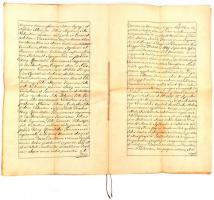 1824 Komárom vármegye által kiadott latin nyelvű okirat, Ghyczy, Hőgyészy, Miskey, stb