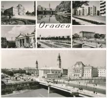 3 db MODERN nagyalakú román város képeslap: Nagyvárad, Beszterce / 3 modern Romanian big sized postcards: Oradea, Bistrita