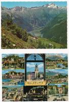 48 db MODERN osztrák város képeslap / 48 modern Austrian town-view postcards