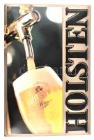 Holsten fém tábla, kopásnyomokkal, 59x39 cm