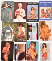 12 db erotikus, hölgyek témájú kártyanaptár