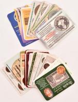 27 db numizmatika témájú kártyanaptár