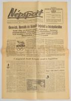1960 Népsport 1960. szept. 8., XVI. évf. 185. sz., 6 p. Benne a kor, a XVII. nyári római olimpia híreivel, közte Gerevich, Horváth és Kárpáti vívók középdöntőbe jutásának hírével a címlapon.