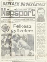 1972 Népsport 1972. aug. 30., XXVIII. évf. 206. sz., 8 p. Benne a kor, a XX. nyári müncheni olimpia ...