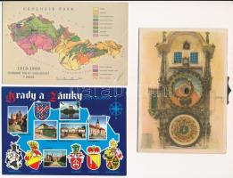 41 db MODERN csehszlovák város képeslap / 41 modern Czechoslovakian town-view postcards