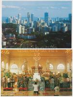 13 db MODERN ázsiai város képeslap / 13 modern Asian town-view postcards