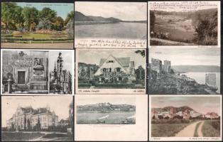45 db RÉGI történelmi magyar város képeslap / 45 pre-1945 town-view postcards from the Kingdom of Hungary