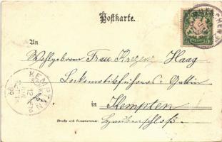 1899 München, Munich; Max Josef Denkmal / monument. Art Nouveau (r)