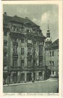 1937 Dresden, Haus a. Jüdenhof (erbaut v. Poppelmann), Dinglingerhaus / baroque house (EK)