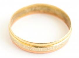 14k arany (Au) karikagyűrű, 1,87 g m: 67