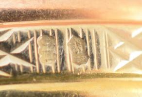 14k arany (Au) karikagyűrű, 1,87 g m: 67