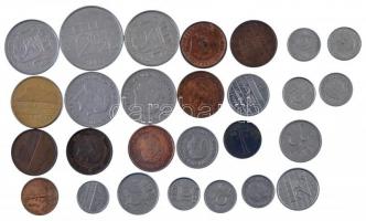 Ausztria 43xklf érmetétel közte 1958. 10Sch Ag T:vegyes Austria 43xdiff coin lot within 1958. 10 Schilling Ag C:mixed