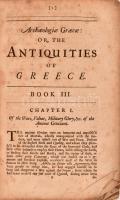 Archaeologiae Graecae or the Antiquities of Greece. By John Potter, M.A. and Fellow of Lincoln Colle...