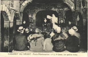 Paris, Cabaret du Néant. No. 5. 3e Caveau, Les spectres tristes / cabaret, interior