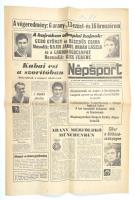 1972 Népsport 1972. szept. 11., XXVIII. évf. 218. sz., 8 p. Benne a kor, a XX. nyári müncheni olimpia híreivel, közte Gedó György ökölvívó és Hegedűs Csaba birkózó aranyérmeinek, és a végeredmény hírével (6 arany-, 13 ezüst- , és 16 bronzérem)  a címlapon.