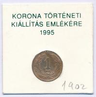 1902KB 1f Br OTP Bank - Korona történeti kiállítás emlékére papírtokban T:2-  Adamo K1