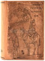 1918 A Magyar Királyi Csendőrség zsebkönyve, 32. évfolyam, újrakötött kartonált kötésben, 393p