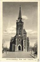 1942 Budapest XVI. Rákosszentmihály, Római katolikus templom (fa)
