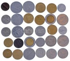 Olaszország 1910-1996. 5c-500L (30xklf, közte 6xklf forgalmi emlékérme) T:2-3 Italy 1910-1996. 5 Centesimi - 500 Lire (30xdiff, within 6xdiff circulating commemorative coins) C:XF-F