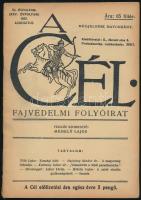 1935 A Cél - Fajvédelmi folyóirat. szerk: Méhely Lajos. augusztusi száma.