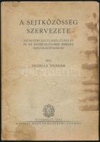 Huzella Tivadar: A sejtközösség szervezete. Az intercelluláris elmélet és az intercelluláris kórtan megvilágításában. Bp., 1942, Kir. M. Egyetemi-ny. Kiadói papírkötés, foltos borítóval.