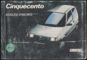 1995 Fiat Cinquecento kezelési útmutató. Bp.. 1995, Fiat Magyarország. Kiadói kopott papírkötés.